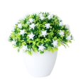 thumbnail image 2 of Simulation Plants Potted Beautiful Lifelike Plastic Realistic Artificial Bonsai for Home, 2 of 8
