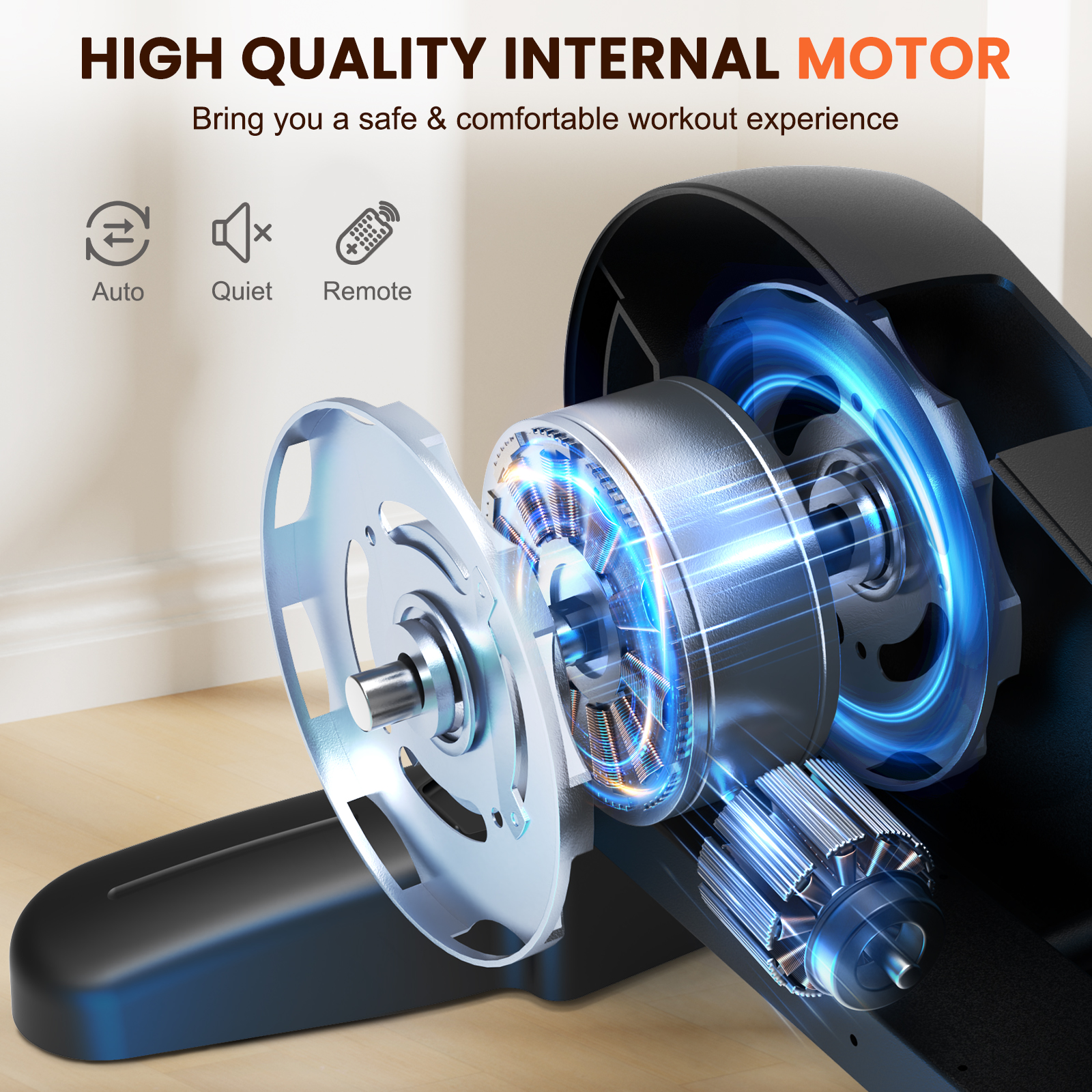 UPGO Electric Pedal Exerciser 12 Speed Remote Control photo 3