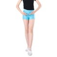 thumbnail image 4 of SILVERCELL Girls' Hot Stamping High Elastic Dance Shorts Solid Color Ballet Performance Shorts for 2-13 Years Toddler Kids, 4 of 4