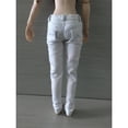 thumbnail image 4 of Conjunto de Chaleco Negro y Jeans Blancos 1/6 para Cuerpo de Acción Femenina CUTICAT, 4 of 6