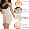thumbnail image 3 of Pop Closets Fajas Colombianas Shapewear Post Surgery Compression Garment Tummy Control Body Shaper with Open Crotch, 3 of 7