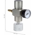 thumbnail image 3 of CO2 Mini Pressure Gauge Portable Regulator, Versatile Micro-Regulator for 12/16G Water Bottles and CO2 Cartridges, Anti-damage Design Ensuring Stability and Longevity, Quick, 3 of 4