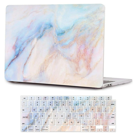 SaharaCase HybridFlex Arts Case for Apple MacBook Air 13" M1 Chip Laptops Blue Marble (LT00001)