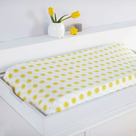 UPC: 0603784752792 | Hello Spud 100% Organic Cotton Jersey Changing Pad Cover Sunshine Yellow