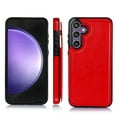 thumbnail image 2 of Dteck Case for Samsung Galaxy A13 5G,Magnetic Durable Leather Case Card Slots Shockproof Rubber Kickstand Back Wallet Cover for Galaxy A13 5G,Red, 2 of 9