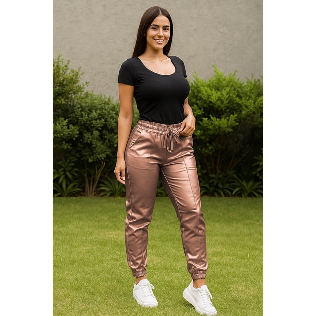 Jogger elegante Rosegold mediana