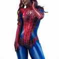 thumbnail image 1 of Classic Spiderman 3d Bodysuit Costume Superhero Jumpsuit for Women Halloween Cosplay Party Dress Up L, 1 of 4