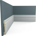 thumbnail image 5 of Ekena Millwork 3 3/4"H x 1/2"P x 94 1/2"L Aberdeen Baseboard Moulding (2-Pack), 5 of 6