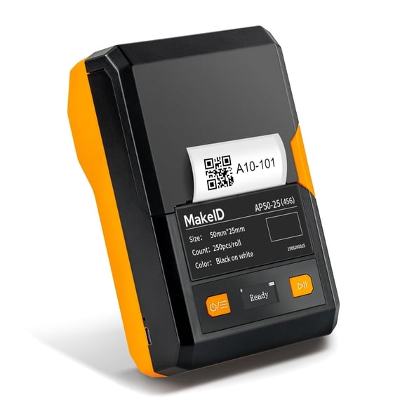 Makeid EP53 Portable Industrial Label Maker, 2" Print Head Bluetooth Label Printer, Mobile APP & PC Editor Compatible, 2000mAh Li-ion Battery, Come w