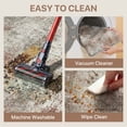 thumbnail image 6 of KUETH Kitchen Mats for Floor,Sets of 2 Non Slip Washable Abstract Kitchen Rugs 20"x32"+20"x48", Kitchen Runner Rug with Waterproof for Hallway, Laundry, Bathroon and Bedroom, 6 of 8