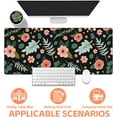 thumbnail image 4 of Flowers and Leaves Gaming Mouse Pad,Large Non-Slip Thick Stitched Edge Mouse Mat for Home Office Gaming Keyboard Desk Pad (35.4 x 15.7 Inches), 4 of 6
