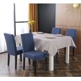 thumbnail image 2 of Dining Chair Cover Set of 6 Stretchy Knitted Dining Chair Slipcovers Removable Washable Chair Protector Covers for Dining Room Home Wedding Banquet Party Hotel (Blue), 2 of 8