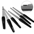 thumbnail image 5 of Lima de Uñas ZHAOCHENG Negra 5 Limas de Acero Inoxidable 148 mm con Mango Antideslizante, 5 of 5