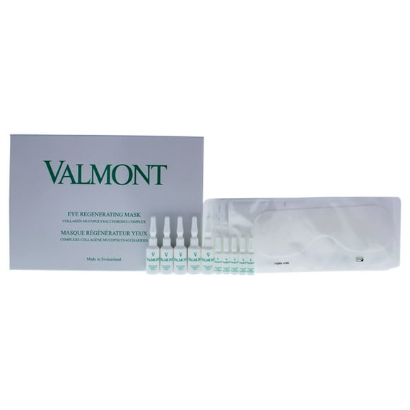 Masque Régénérant pour les Yeux par Valmont pour Unisexe - Kit de 15 Pcs 5 x 0.01oz Feuille de Collagène, 5 x 0.24oz Complexe de Précusion, 5 x 0.03oz Collagène Post-Traitement