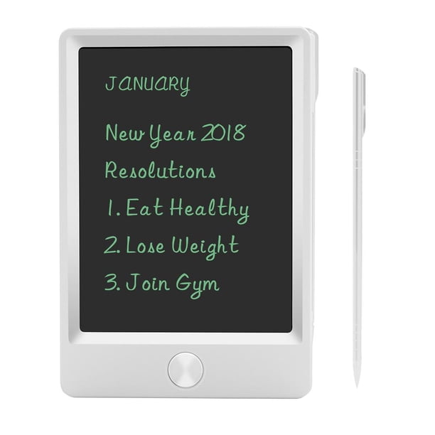 Mojoyce 5 Inch Lcd Electronic Writing Tablet Digital Drawing Handwriting Pad White Walmart Com