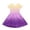 Purple(Gradient), variant on CCRFTGI Dresses for Children Girls Size 10-12 Casual Short Sleeve Summer A Line Skater Dress Cute Gradient Dresses Party Girls Fashion Light Green 5-6 Years