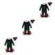 thumbnail image 3 of Inteprter Traje de Navidad para niñas Parte inferior de campana con sombrero Traje de Navidad Traje de fotografía Vestido de tiro Ropa Verde Type1 NO1, 3 of 6