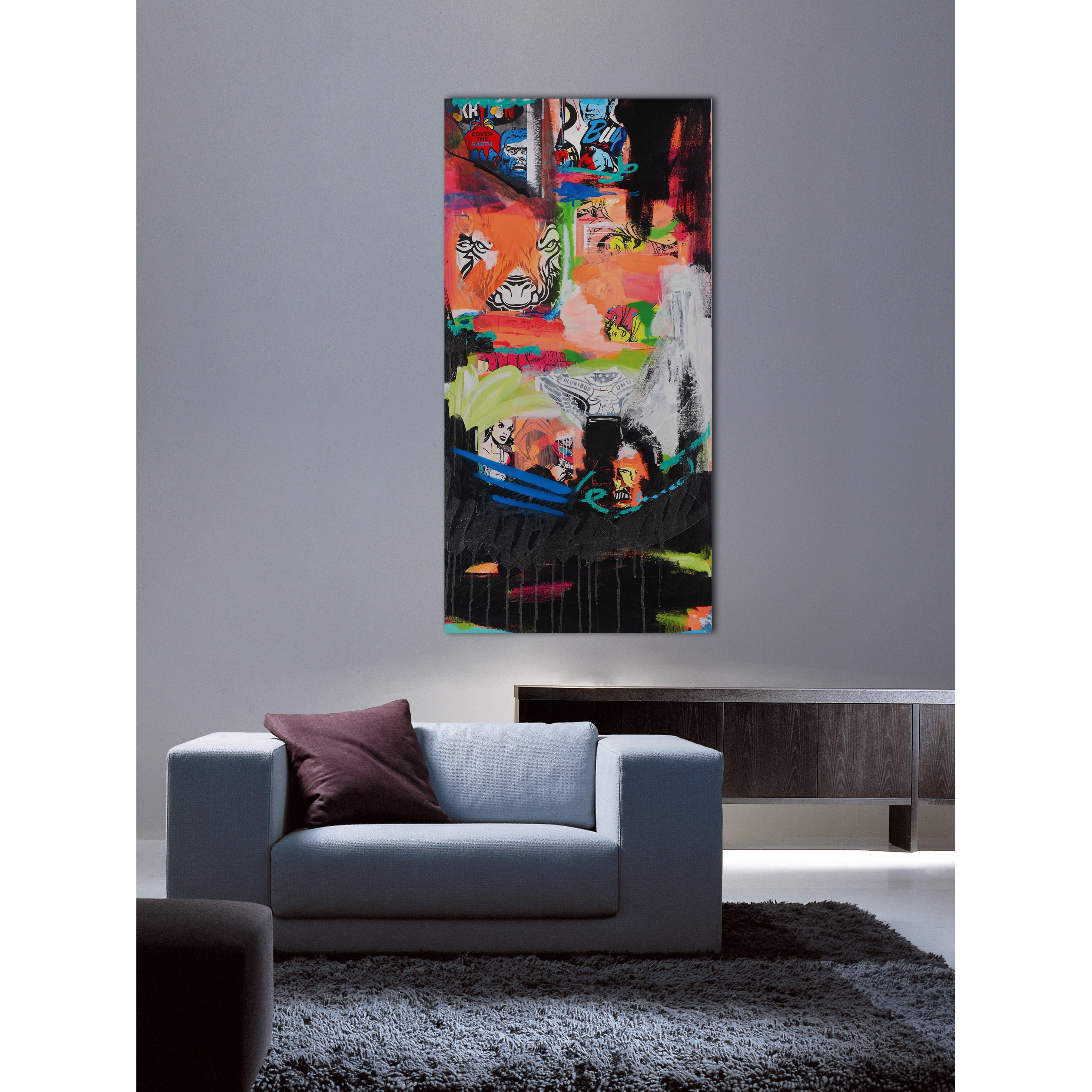 MARMONT HILL  'Western Hunt' Canvas Art - Multi-Color 22.5 x 45