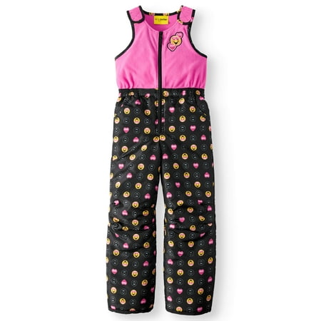- Heart Emoji Snow Bib (Little Girls)