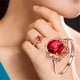 thumbnail image 1 of Anillos para mujer, regalos para mujer, flores, cristales, bodas, accesorios de joyería, oro rosa, anillo de compromiso de oro., 1 of 2