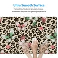 thumbnail image 5 of Bingfone Leopard Dots Large Gaming Mouse Pad,Extended Desk Mousepad With Stitched Edges,Non-Slip Base,Water Resist Keyboard Pad For Gamer, Office & Home, 29.5 X 16 In, 5 of 9