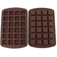 thumbnail image 2 of 2 Pack 24 Cavity Brownie Silicone Mold - Silicone Ice Cube Tray Ice Cube Mold for Making Cube, Candy, Chocolate Truffles, Jelly$$Home Decor, Kitchen, & Other, 2 of 6