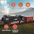 thumbnail image 2 of Juguete Tren Eléctrico Luz, Humo y Sonido 6 Vagones 624 cm, 2 of 5