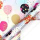 thumbnail image 2 of Rollo de papel de regalo de la serie Acuarela – Papel metalizado grueso para regalos de cumpleaños, fiestas, bodas o celebraciones | Guías de cuadrícula reversibles para cortes rectos | Resistent, 2 of 6