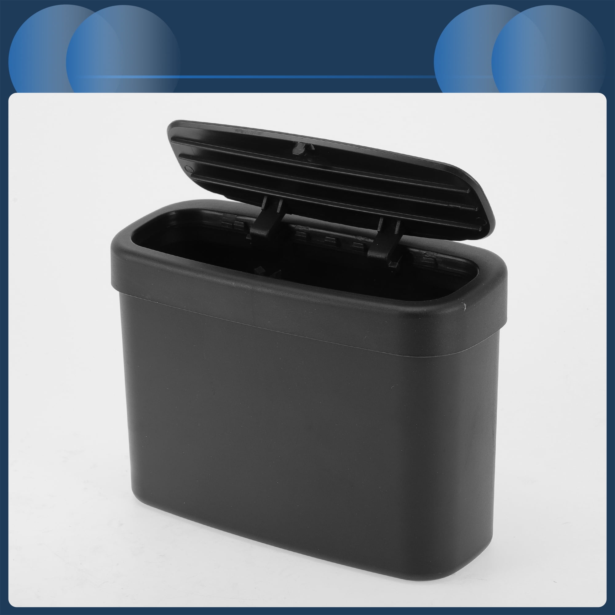 Unique Bargains Car Trash Can Car Door 6.3 Length 2.8 Width 4.7 Height Black