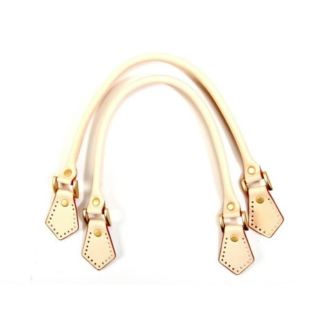 byhands handles purse ivory iv strap genuine ring leather bag gold