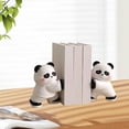 thumbnail image 1 of 2 piezas Panda ends Shelf Shelf Ornament de resina para estanterías Regalos de tapón decorativo de libros para videojuegos para videojuegos, 1 of 8