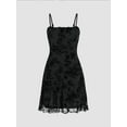 thumbnail image 2 of Floral Lace Fitted Mini Dress, 2 of 6