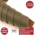 thumbnail image 2 of ELW Tooling Leather 5/6 OZ 2-2.4mm Thickness  Rust Color  Pre-Cut 12"x36" Finished Full Grain Leather Cowhide Handmade Perfect for Crafting, Sewing, Molding, Workshop, 2 of 6