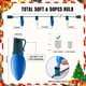 thumbnail image 2 of Guirnalda de luces navideñas Minetom Vintage azul/blanco de 15 m, 2 of 3