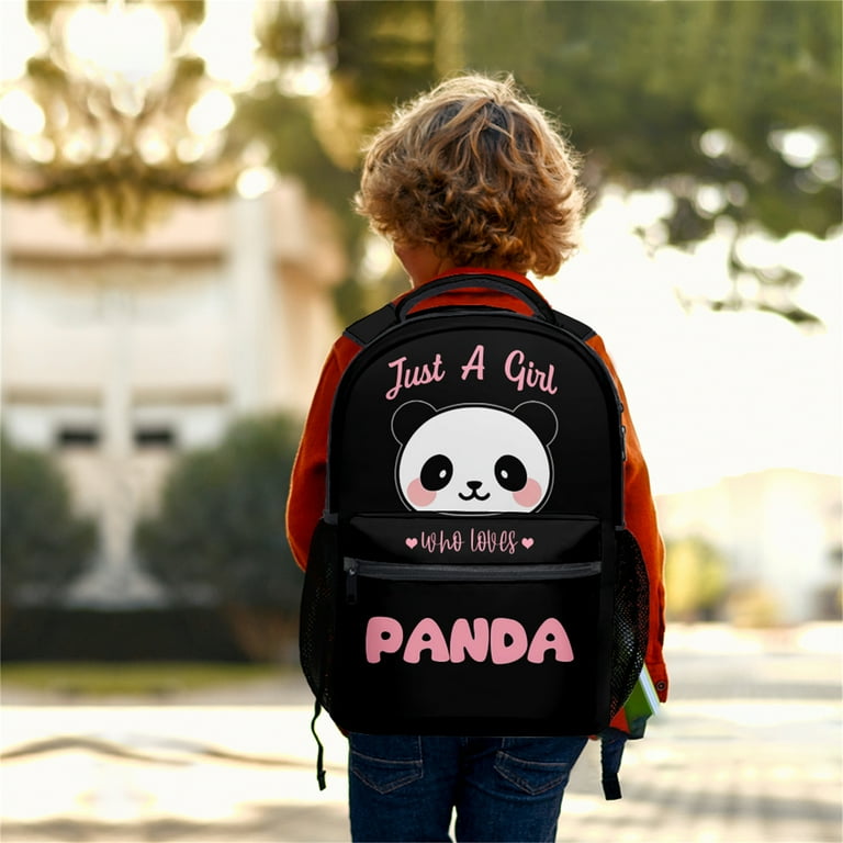 Panda Backpacks for Girls Cute Backpack for Preschool School Large Capacity Bookbag for Kids Walmart