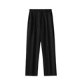thumbnail image 4 of JAJAHO Mens Suit Pants Straight Leg Relaxed Fit Elastic Waistband Dress Pants Solid Color Business Casual Wear Soft Trousers, 4 of 6
