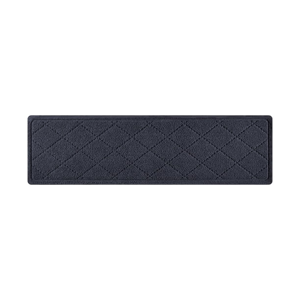 Yhmxh Decoración del baño Felpudo antideslizante para escaleras, a rayas, absorbente, silencioso, sin adhesivo, autoadhesivo, lavable. Organizadores y almacenamiento de baño Accesorios de baño