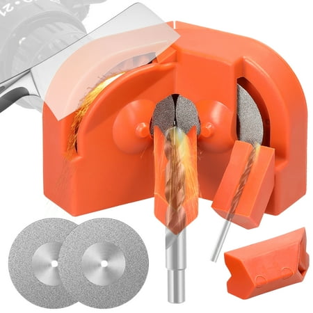 

Carevas Diamond Grinding Blade Sharpener for Electric Drill Bits Multipurpose Wear Resistant Sharpening Tool Impact Drill Milling Cutter Grinder