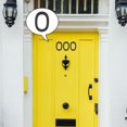 thumbnail image 4 of Números de puerta de casa de acrílico de 5 pulgadas de alto, letreros modernos negros para puerta de casa. Cero, 4 of 9