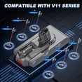 thumbnail image 3 of Batería de repuesto de 8000 mAh 25,2 V V11 compatible con Dyson V15, 3 of 8