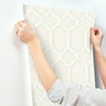 thumbnail image 5 of Chesapeake Chervil Cream Trellis Wallpaper, 5 of 7