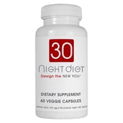 Creative Bioscience 30 Night Diet Non Stimulant Weight Loss Supplement, Veggie Ctules, 60 Ct