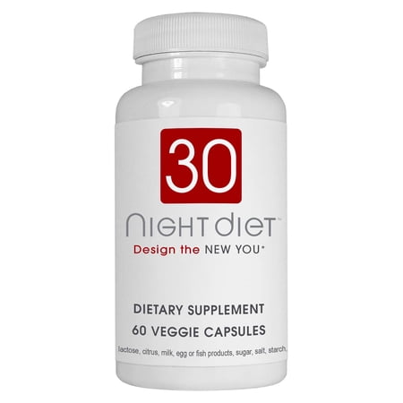 Creative Bioscience 30 Night Diet Non Stimulant Weight Loss Supplement, Veggie Ctules, 60 Ct
