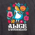 thumbnail image 3 of Alice In Wonderland - Wonderland Flowers - Women's Short Sleeve Graphic T-Shirt, 3 of 5