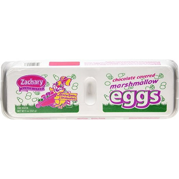 Chocolate Covered Marshmallow Eggs 1 Dozen/5Oz (Pack Of 4)