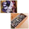 thumbnail image 3 of Drawer Organizer Divider,Socks Dividers,Bra Organizer,Foldable Closet Storage Organizer,Organization Bins,Storage Box for Clothes,Socks,Underwear,Bras,Ties,2Pack,24Cells & 7Cells,Gray, 3 of 7