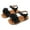 Black, variant on Girls Sandals Open Toe Flower Girls Shoes Kids Princess Dress Shoes Summer Beach Flats