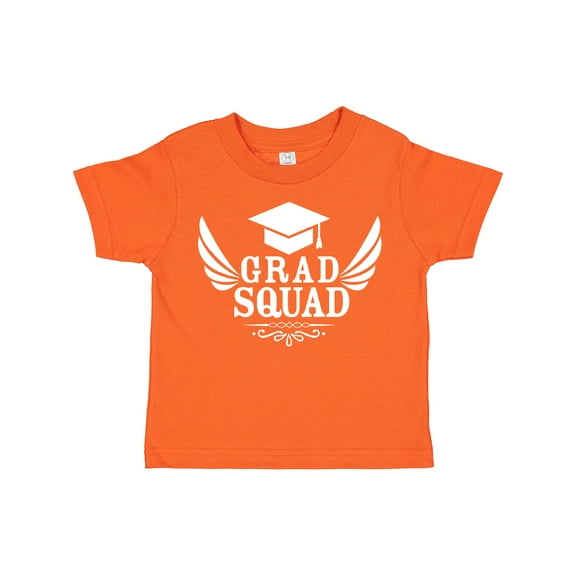 Inktastic Grad Squad with Graduation Cap and Wings Boys or Girls Toddler T-Shirt
