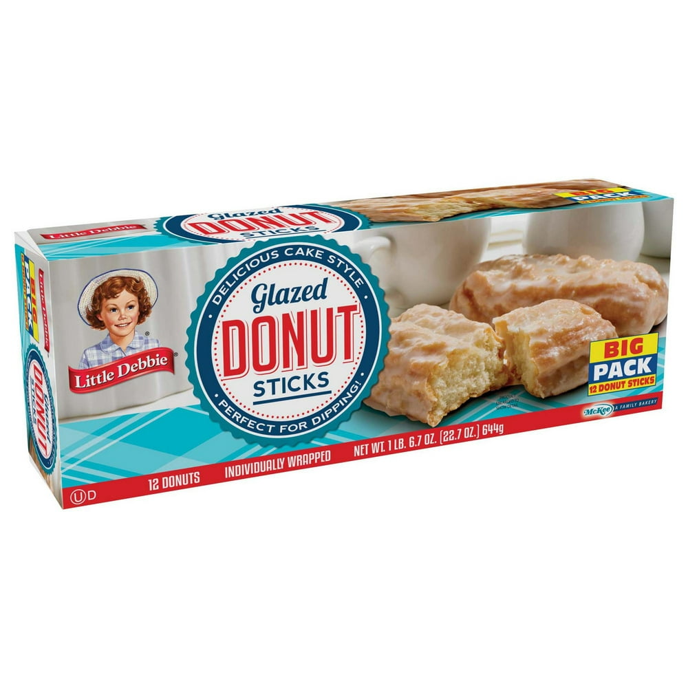 Download Little Debbie Glazed Donut Sticks Big Pack 12 ct - Walmart.com - Walmart.com