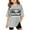 Grey, variant on Girls Clothes 4t Girl Shirt Long Sleeve Girls Shirt for Kids Shirts Long Sleeve Big Shirts Kids Drop Shoulder Print Short T Top ( 3 14y) Gray 13-14 Years